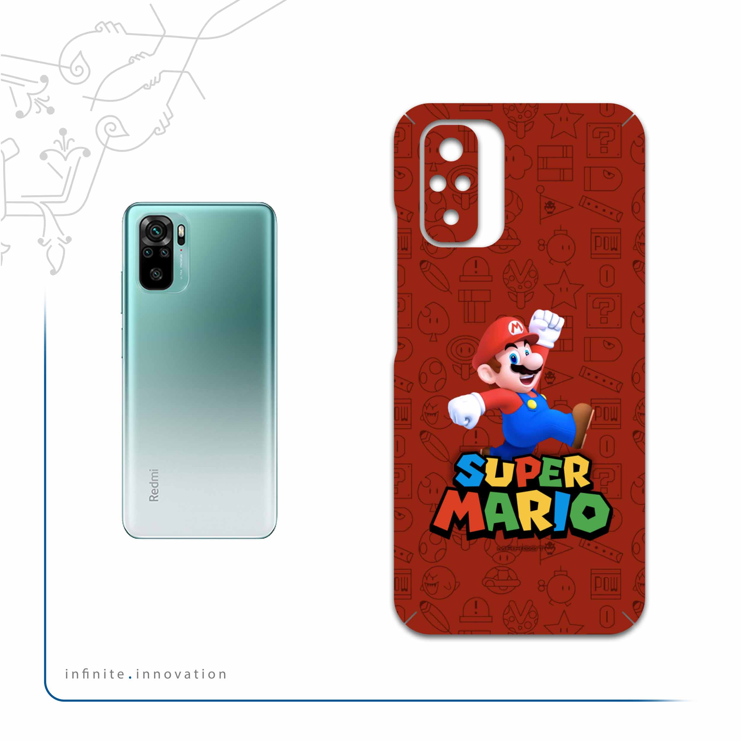 قیمت و خرید برچسب پوششی ماهوت مدل Super-Mario-Game مناسب برای گوشی ...